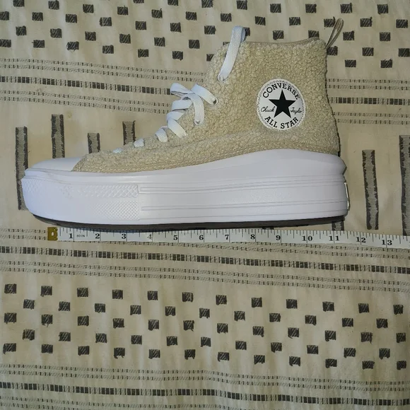 Rare Sherpa-Clad Converse Platform - Picture 6 of 13
